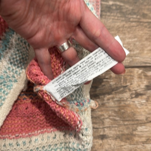 ZARA CROCHET KNIT sweater VEST pink 11-12 - Picture 4 of 5